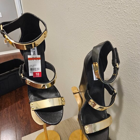 STEVE MADDEN WOMEN'S WEDGES SIZE 10 - Picture 2 of 4